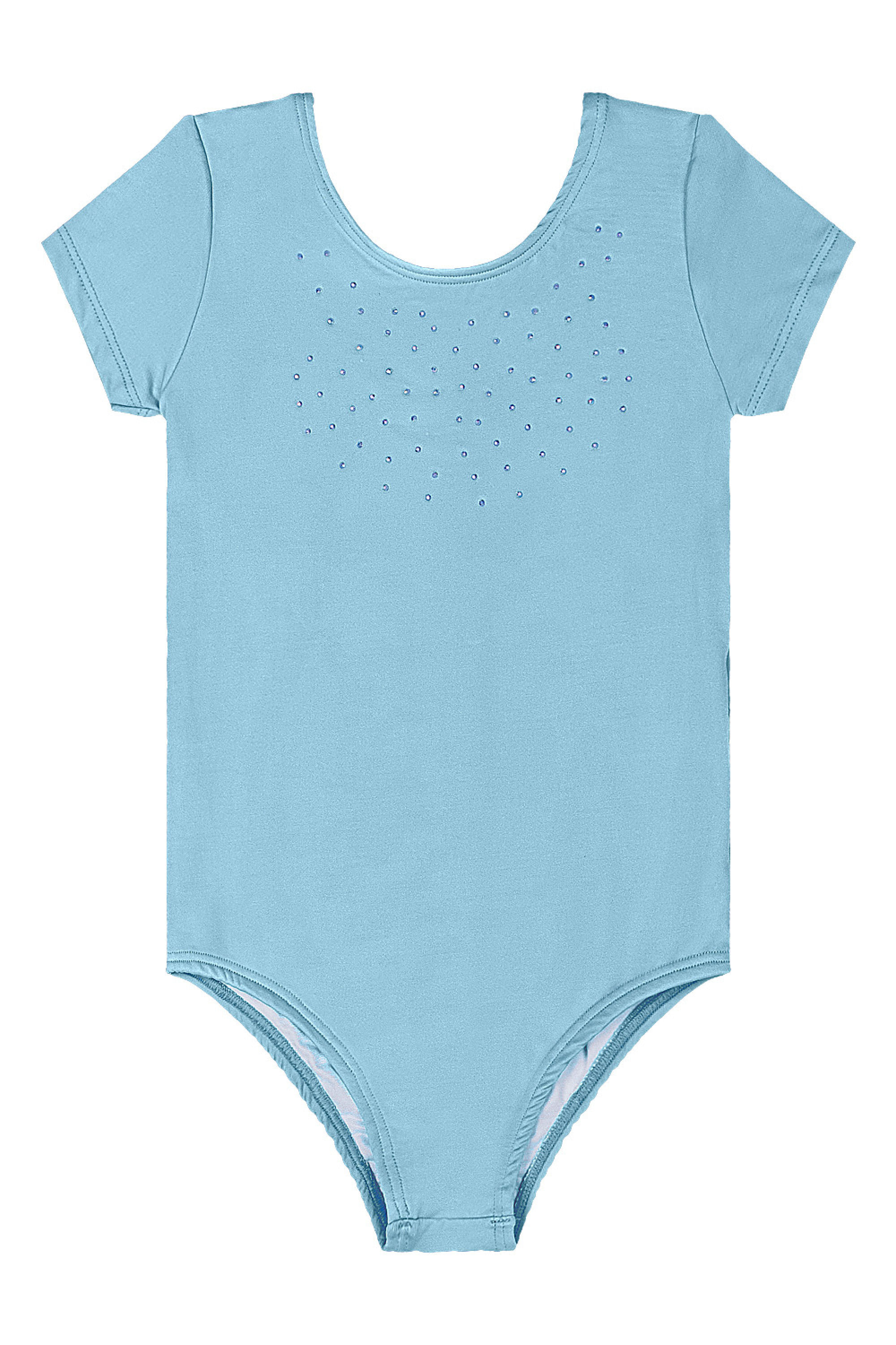 Conjunto Infantil com Collant e Saia (Azul Claro) Quimby - Imagem 27